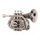 Mini Pocket Trumpet Bb Flat Brass Material Wind 4
