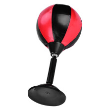 Desktop PU Boxsack Toy for Stress Relief with Strong Spring Pump and Valve, Ideal for Home and Office Use