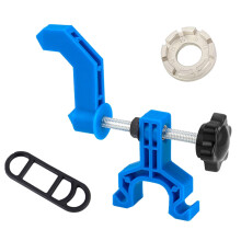 Portable Bike Frame Stand for Bicycle Rims, Adjustable Repair Tools, Lightweight Tuning Accessories in Blue