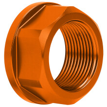 Dado dell'asse della ruota posteriore in alluminio M25 125-450cc arancione