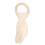 Anillo mordedor de madera de arce beige gasa de algodón talla única 16