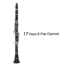 IRIN B Flat Clarinet Ebonite 17 Keys System with