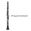 IRIN B Flat Clarinet Ebonite 17 Keys System with 1