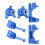 C Hub in alluminio blu per Slash 4X4 TSM 56 g 1/10 13