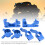 C Hub in alluminio blu per Slash 4X4 TSM 56 g 1/10 4