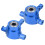 C Hub in alluminio blu per Slash 4X4 TSM 56 g 1/10 8