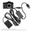 NP-W235 5,52,1 mm Batterie factice USB Câble 8 V XT4 3