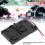Adattatore per piastra batteria V-Mount, 14,8 V, nero 193 g 3