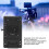 Adattatore per piastra batteria V-Mount, 14,8 V, nero 193 g 12