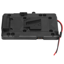 Adattatore per piastra batteria V-Mount, 14,8 V, nero 193 g