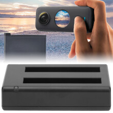 2-Kanal-Grau-Batterieladegerät für die One X2 Panoramakamera