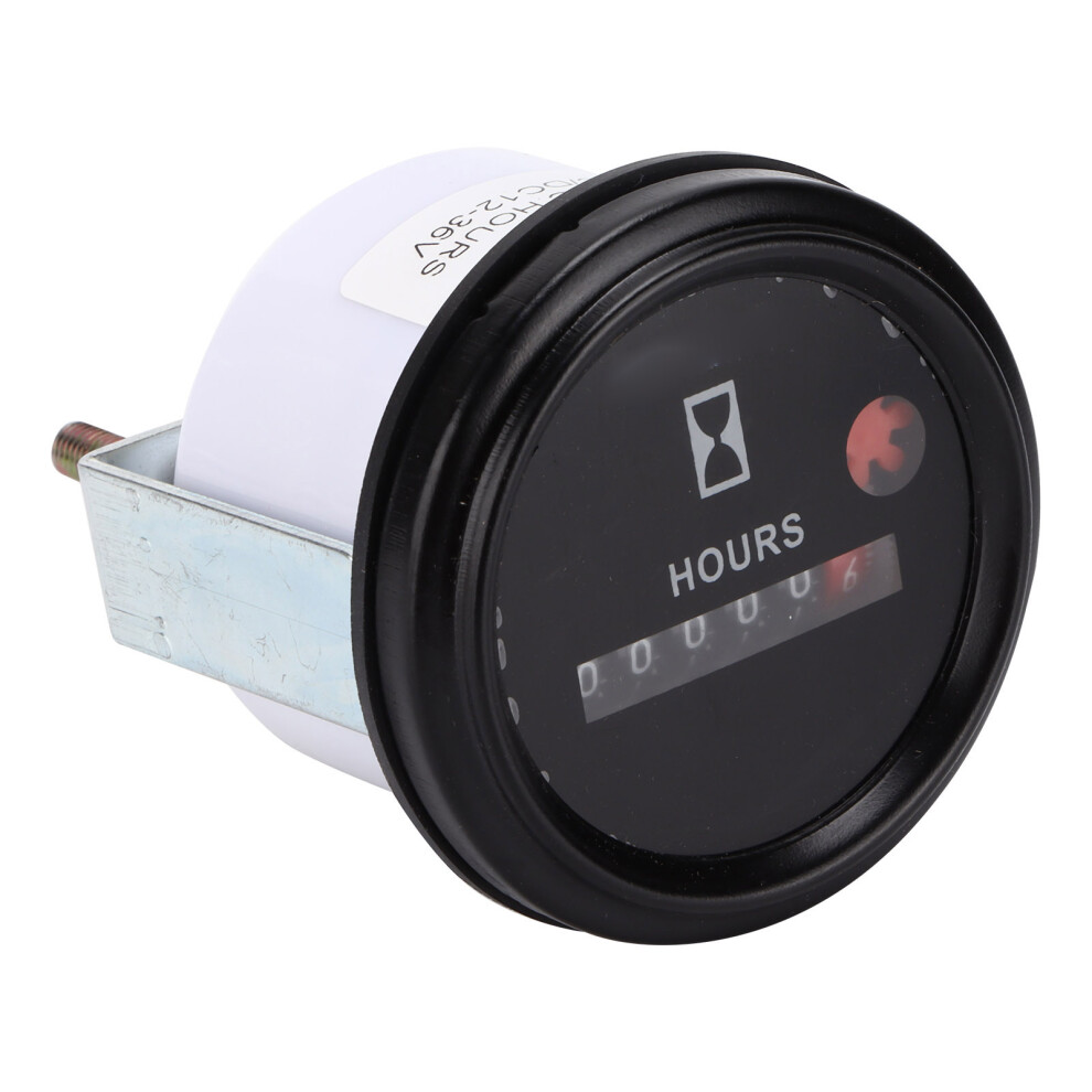 Sh748 Antivibration Quartz Hour Meter Gauge For Motorcycle & Car 12-36V 9351340483284