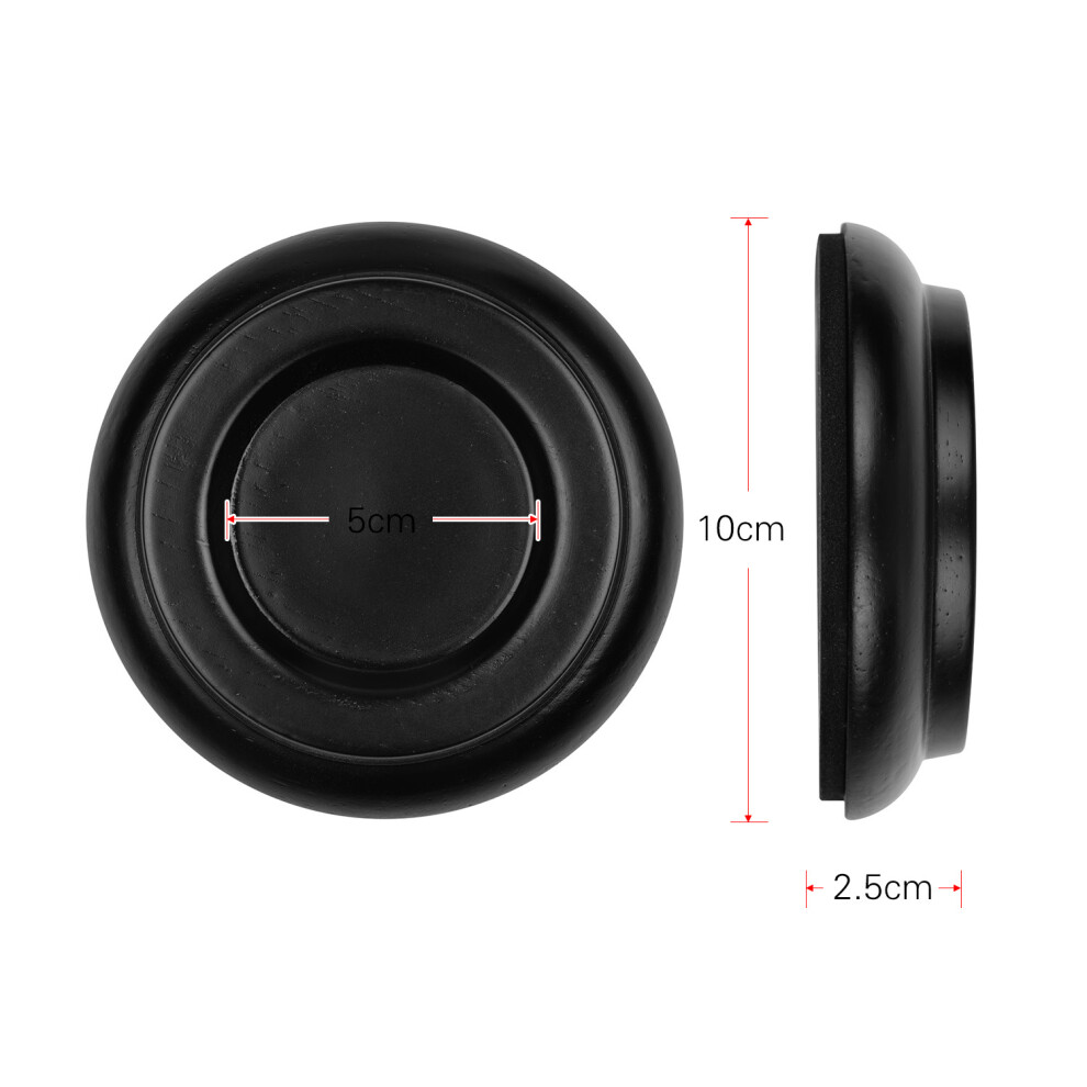 Solid Wood Upright Piano Caster Cups Coaster With 9121376544521