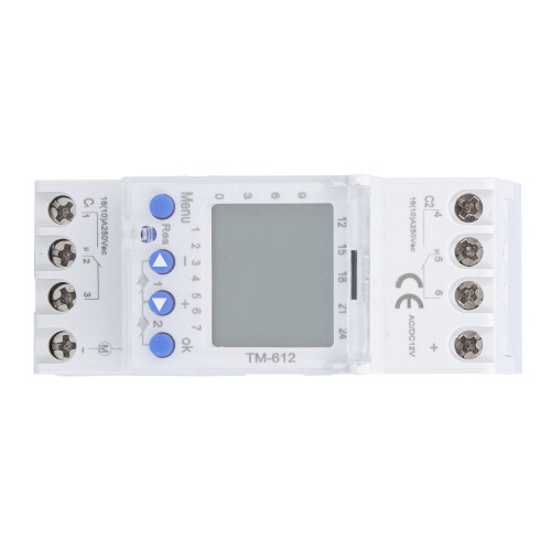 Power Supply with Timer TM612 2-Output DC12V Intelligent Guide Rail Control 2