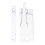 Square Zinc Alloy White Sash Lock for Sliding Windows, Rustproof & Sturdy 16