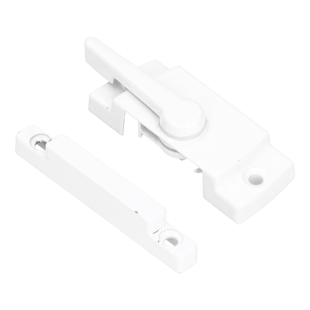 Square Zinc Alloy White Sash Lock For Sliding Windows, Rustproof & Sturdy 8481340486150