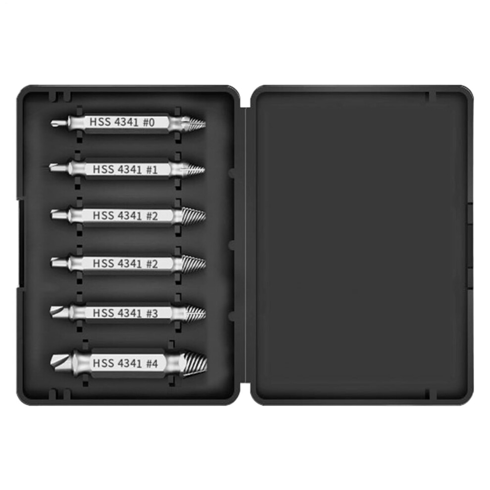 Schraubenausdreher Set Fã¼R Abgebrochene Schrauben, Ergonomischer Schraubenextraktor Fã¼R Kfz-Reparatur, Maschinenbau, Silber 6947110091457