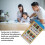 Interactive Electronic Learning Sound Book for Kids, Blue, 24.5cm 12