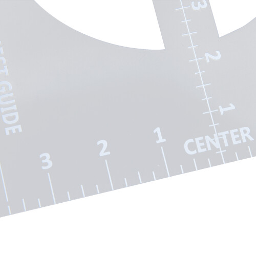 T-Shirt Print Ruler Acrylic Alignment Tool with Round Neck Centering Guide 2