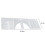 T-Shirt Print Ruler Acrylic Alignment Tool with Round Neck Centering Guide 8