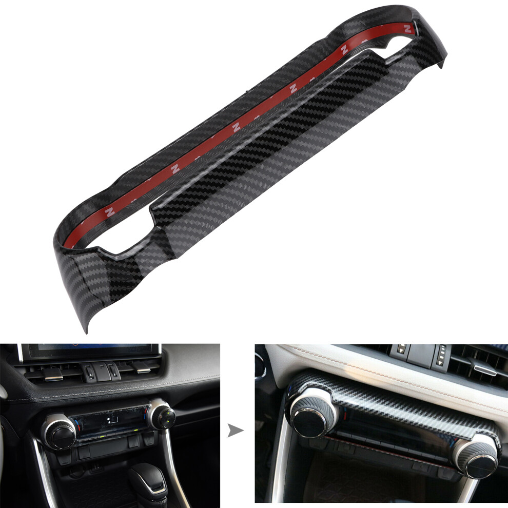 Carbon Fiber Style Air Conditioning Panel Cover For Rav4 2019-2021 7631340489908