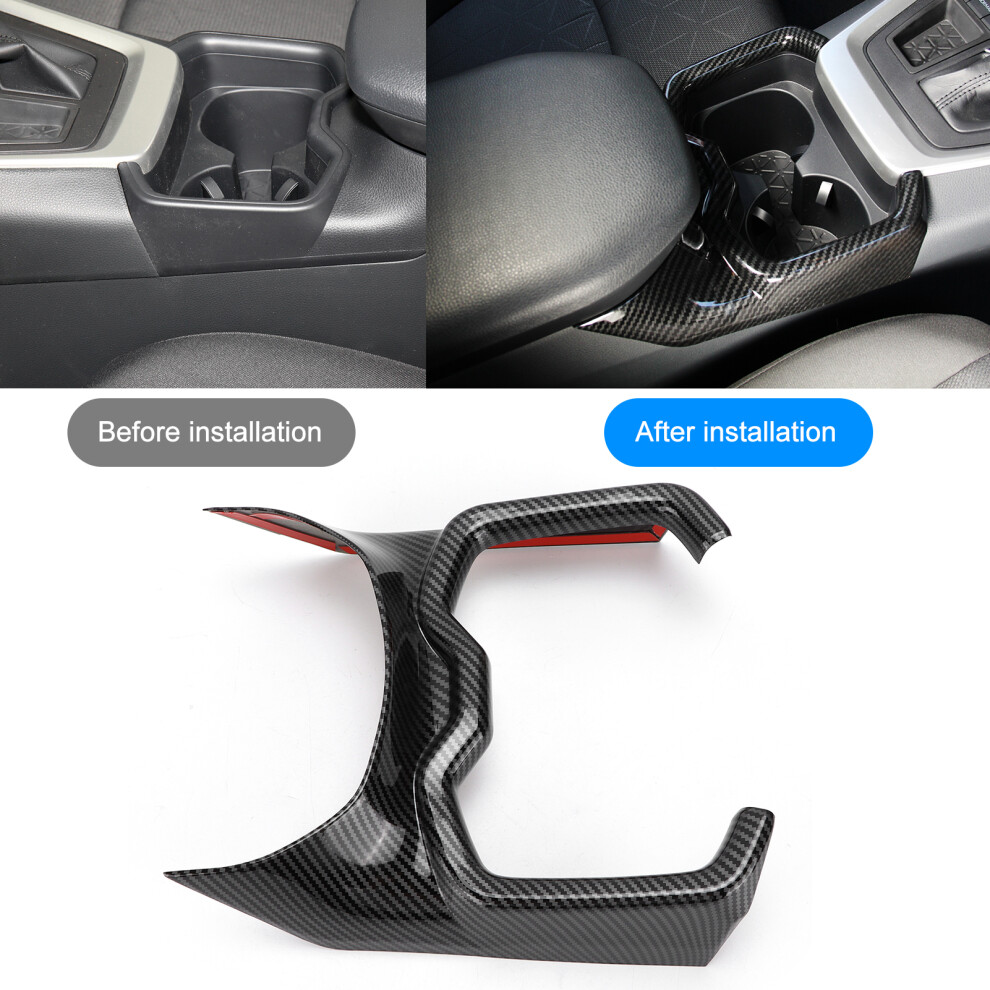 Rav4 Interior Cup Holder Cover Trim Sticker Carbon Fiber Decoration 8401340489913