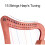 Walter.t 15-String Lyre Harp Wooden String 9