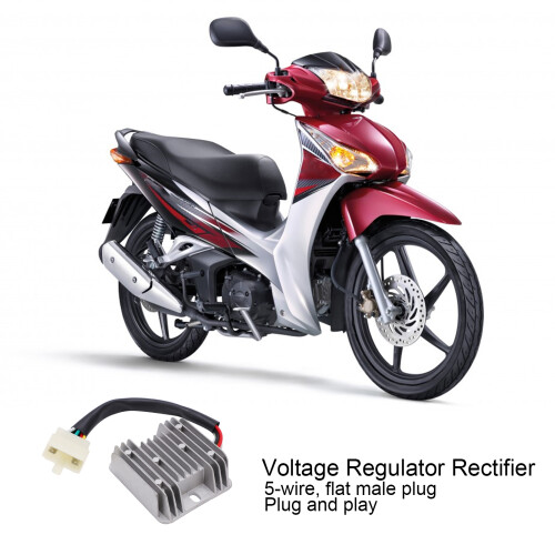 Régulateur-rectificateur à 5 fils 12 V 150/250 cm3 Argent 2