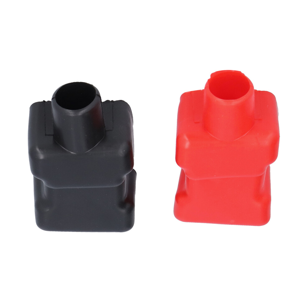 2Pcs Universal Battery Terminal Covers Rubber 9121376545764