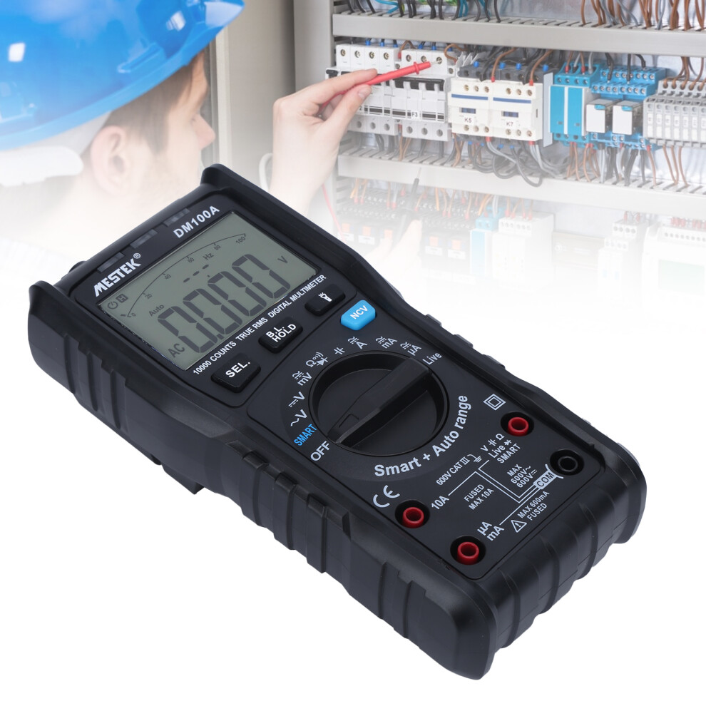 Portable Dm100a Multimeter 10A 600V Handheld Voltage And Current Analyzer 4961340491841