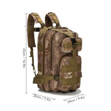 Tarnrucksack für Outdoor-Wanderungen Camouflage Camping Jagd Rucksack mit Doppelreißverschluss Sporttasche Trainingsausrüstung Python-Schla