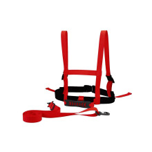 Adjustable Kids Ski Harness with Safety Traction for Skiing Downhill, Nylon Skisafety Strap, Red Color
