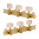 1 Pair Gold Guitar Tuning Pegs Classical Guitar 2