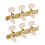 1 Pair Gold Guitar Tuning Pegs Classical Guitar 3