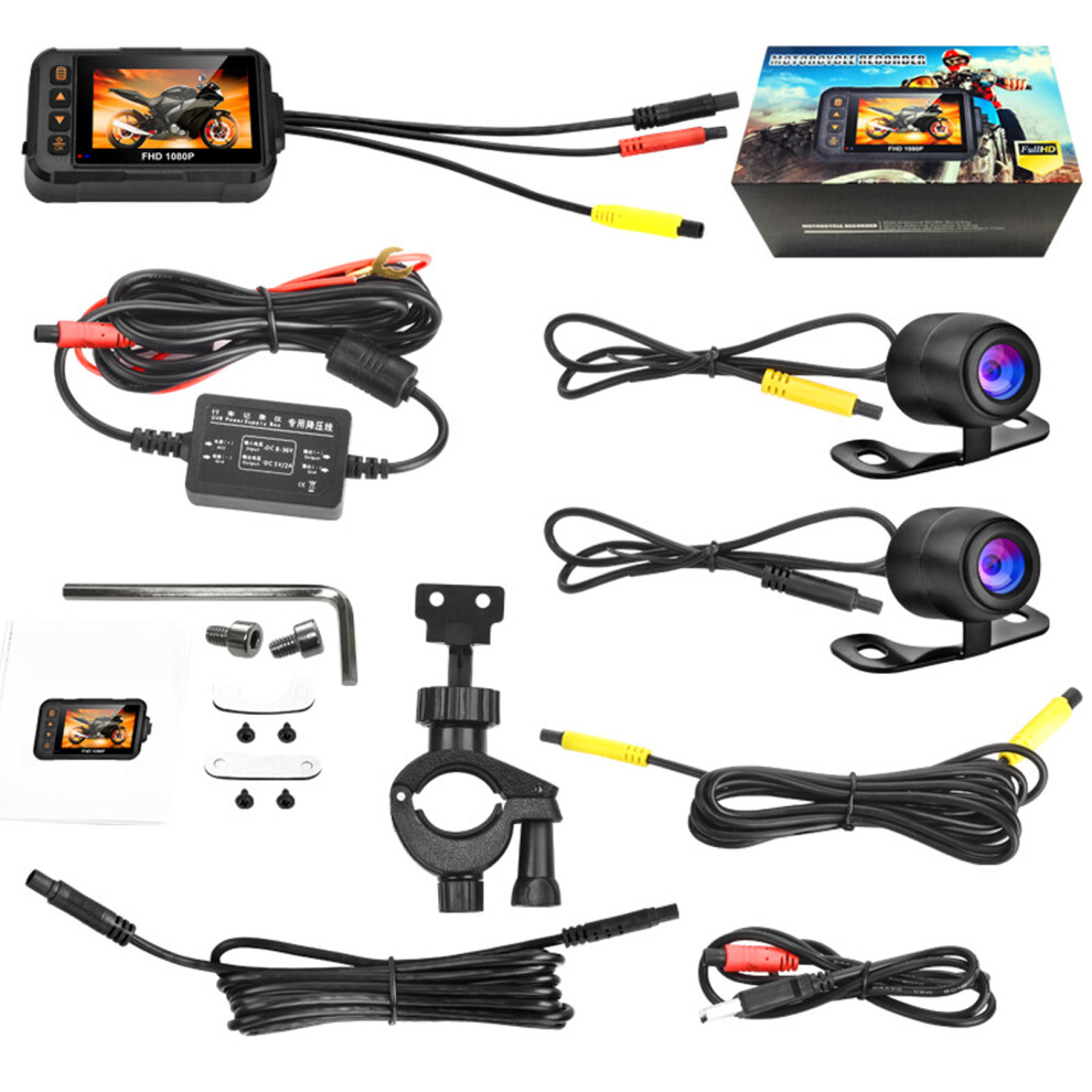 Dash Cam Moto Easy-to Interface High-definition Video Support-image-OPC-PJKMD9K-NEW
