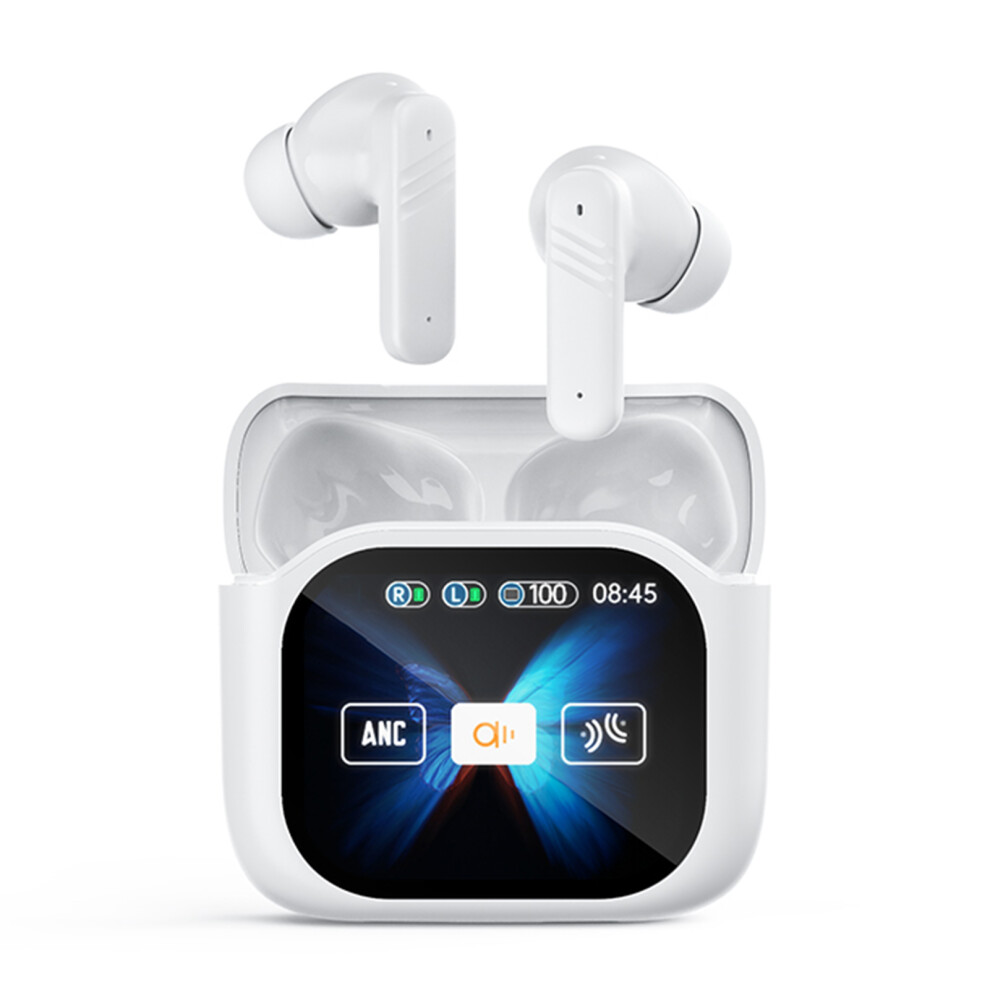 (White) Comfortable Bluetooth Headphones With Semi-in-ear For Noise Reduction-image-OPC-PJKMFC5-NEW