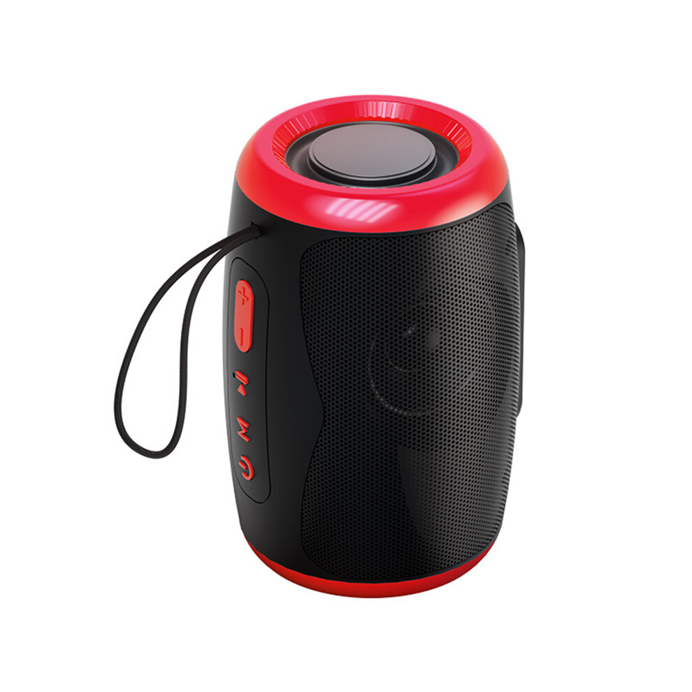 (red) Bluetooth Speaker Outdoor Waterproof ForTWS Interconnection HIFI Sound-image-OPC-PJKMFYT-NEW