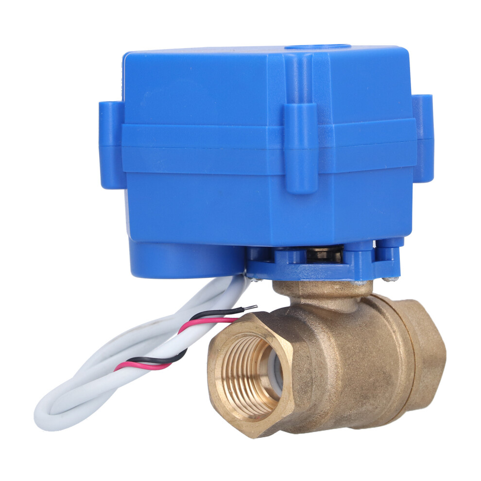 Efficient Mini Dn15 1/2In Dc12v Bsp Brass Motorized Electric Ball Valve 7611340495130