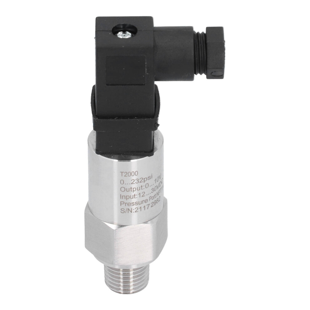 0232Psi Pressure Transducer Sensor 0-10V, Ip65, Npt1/4 8701340495366