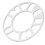 2PCS Wheel Spacer 3.1in ID 5.9in OD 0.2in 13