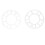2PCS Wheel Spacer 3.1in ID 5.9in OD 0.2in 8