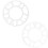 2PCS Wheel Spacer 3.1in ID 5.9in OD 0.2in 10