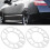 2PCS Wheel Spacer 3.1in ID 5.9in OD 0.2in 12