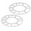 2PCS Wheel Spacer 3.1in ID 5.9in OD 0.2in 2