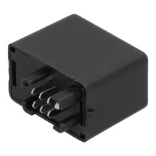 Relè lampeggiante a 7-pin 12V DC 5A NA Plug and Play nero