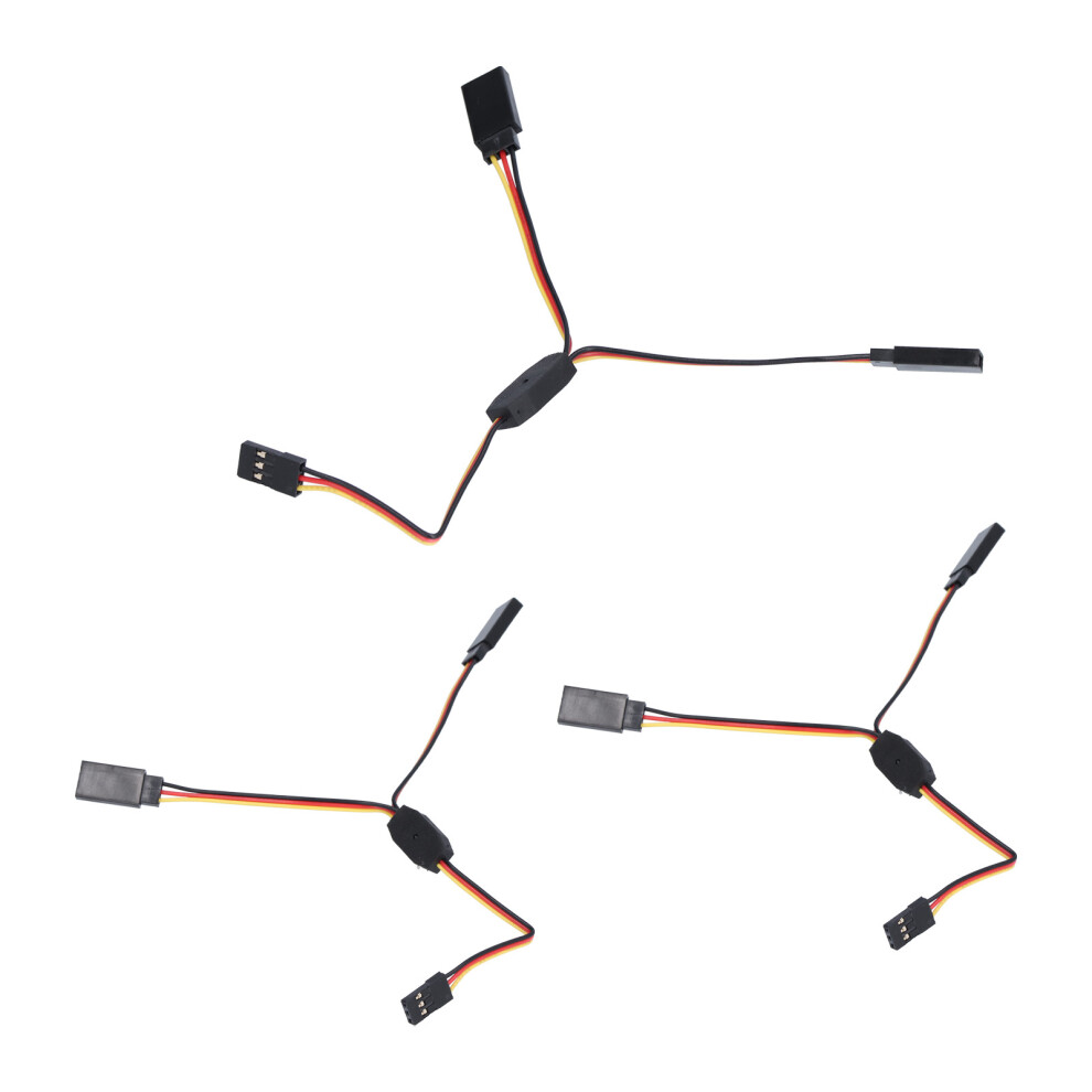 10 Pcs Pvc Insulating Servo Splitter Cables, 150Mm, Jr Connector 4281340496975