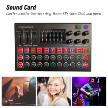 M9 Audio Interface Sound Card Live Voice Mixer