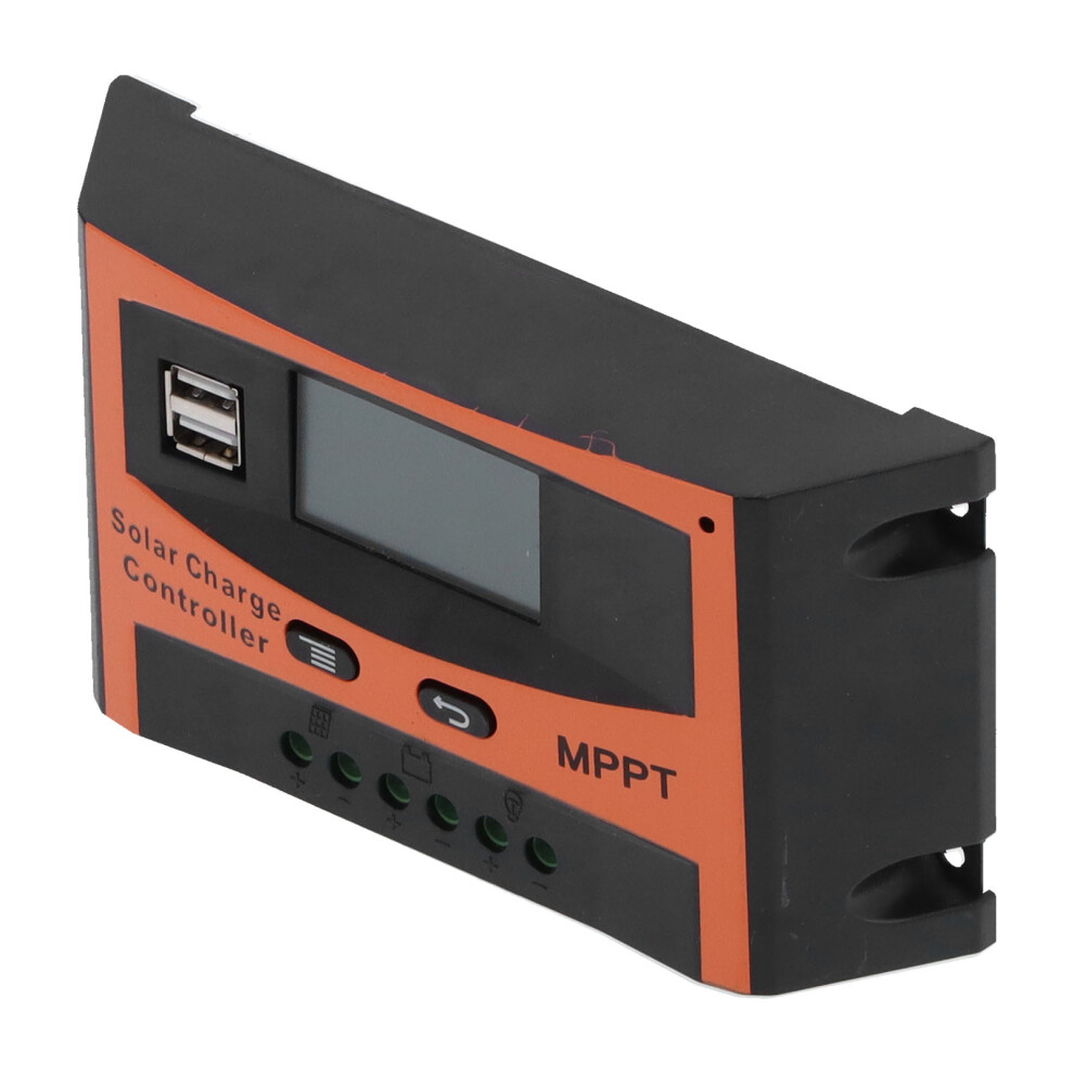 60A Solar Mppt Charge Controller 12V/24V, Black/Orange, Ip32 9461340499571