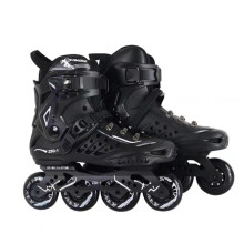 Inline Skates for Men and Women - Professional Fitness Roller Skates for Adults and Beginners, Black, Size 42