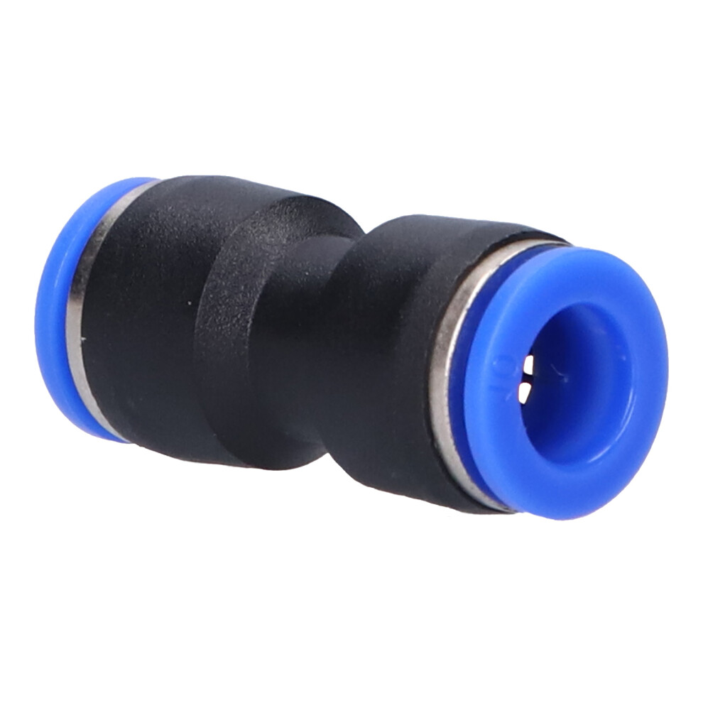 50Pcs Pneumatic Connectors, 10Mm Pu Air Tube Fittings, Stainless Steel 9391340502103